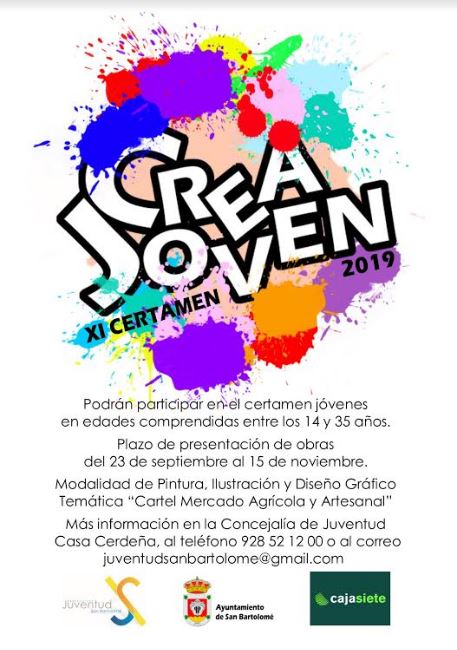 Hasta-el-15-de-noviembre-se-podrán-presentar-obras-al-‘XI-Certamen-Crea-Joven-de-San-Bartolomé’
