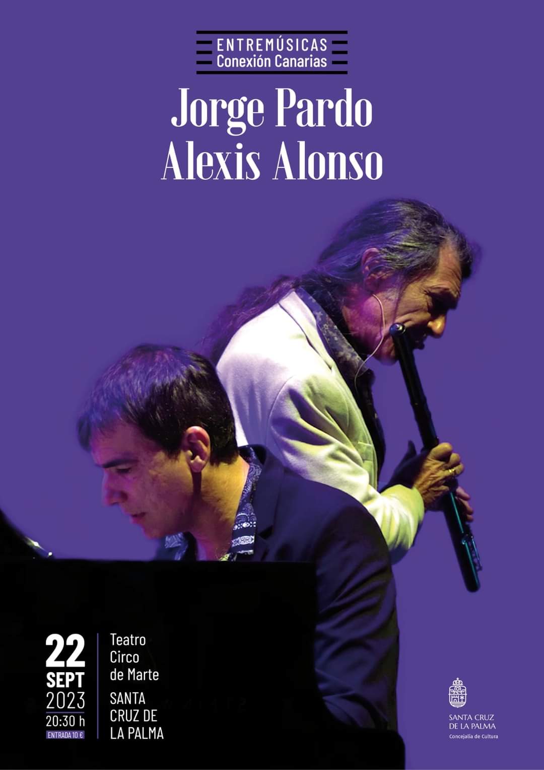 Cartel Jorge Pardo y Alexis Alonso