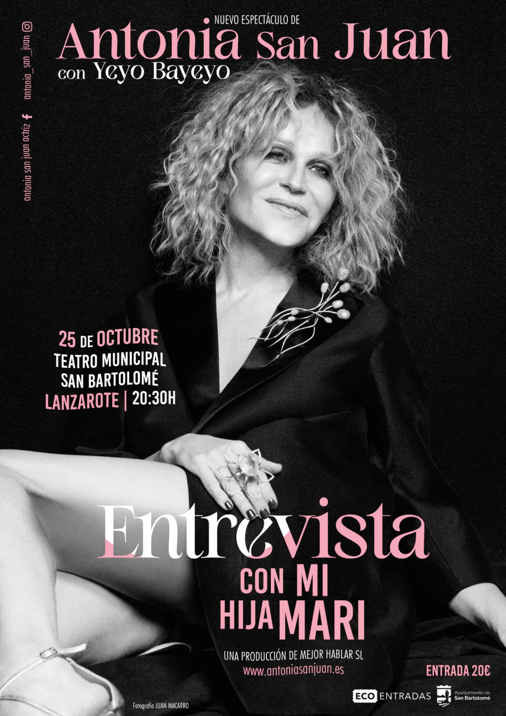 Cartel Antonia San Juan